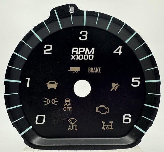 GMC/Chevrolet Sierra/Silverado 2014-2018 3D 6K Tach Only G-3004