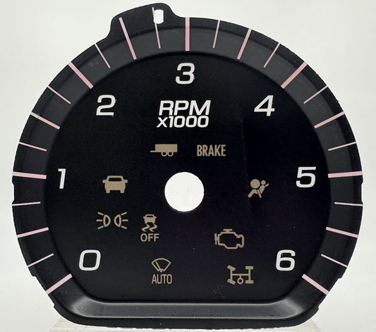 GMC/Chevrolet Sierra/Silverado 2014-2018 3D 6K Tach Only G-3005