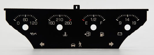 GMC Sierra 2019-2023 1500-3500 Strip (Square Gauge Layout) G-2022