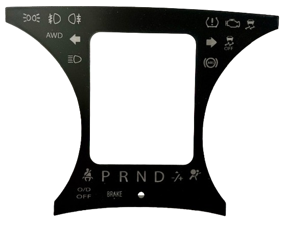 Dodge Charger O/D Off & Brake Icon Center Piece 2011-2014 C-3047