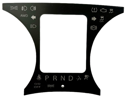 Dodge Charger O/D Off & Brake Icon Center Piece 2011-2014 C-3047