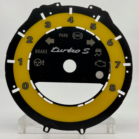 Porsche 911 Turbo S 2022-2024 8 Tach Yellow P-1058