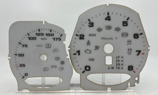 Porsche 911 Macan T Manual Shift 8 Tach & Speedo 2018-2022 P-1050