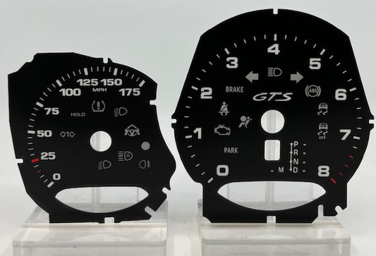 Porsche GTS Tach & Speedo 2018-2022 P-1051