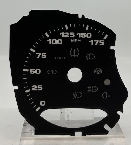 Porsche Speedo Face only 175 mph 2018-2022 P-1003A
