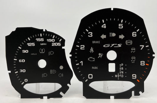 Porsche GTS 9 Tach & 205 MPH 2018-2023 P-1107A
