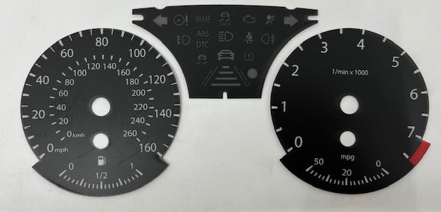 BMW X6 mpg gauge 2007-2013 BMW-1015