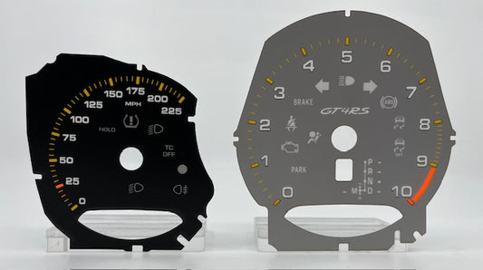 Porsche GT4 RS 10 Tach & 225 mph P-1035