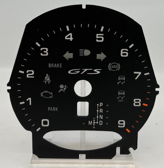Porsche GTS 9 Tach Only 2018-2022 P-1107B